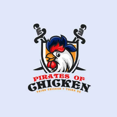 Pirates of chicken Logo Design