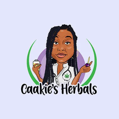 Caakie's Herbals Logo Design