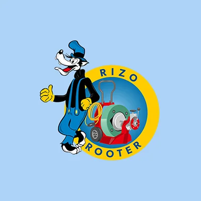 Rizo Rooter Logo Design