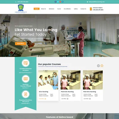 AINHS Website Design