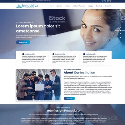 Inovidya Website Design