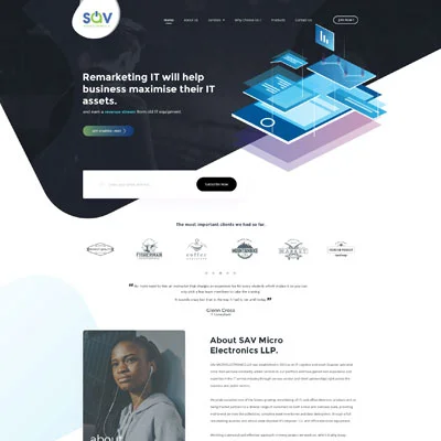 SQV Website Design