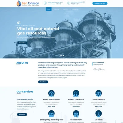 Ben Johnson Website Design