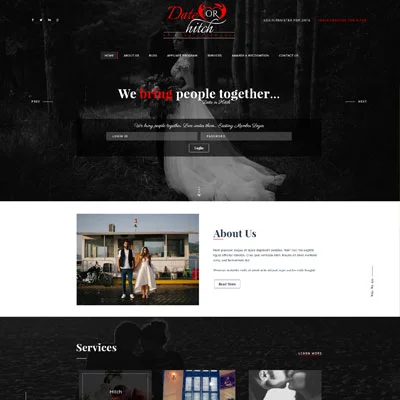 Date-or-Hitch Website Design