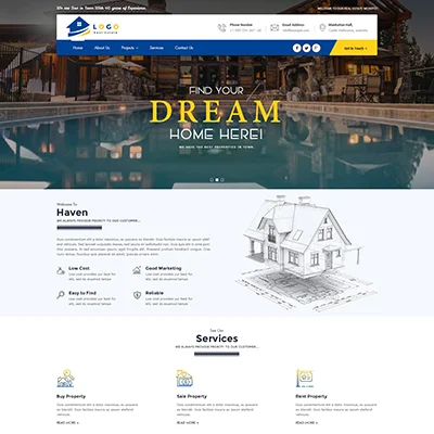 Real Estate Website Design