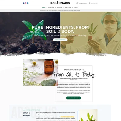 Polannabis Website Design