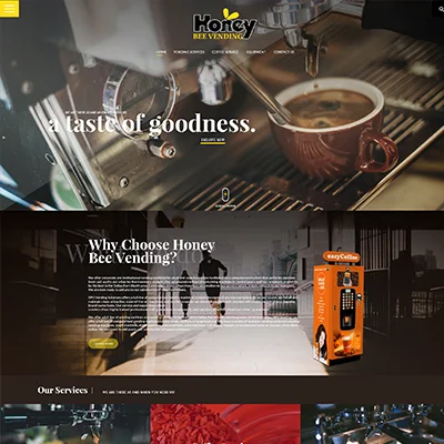 Honey Website Design