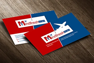 Mindfresh Trips Business Card Design