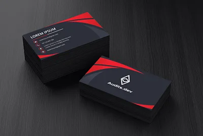 Audits Dev Business Card Design