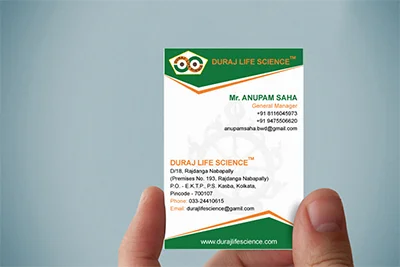 Mr Anupam Saha Business Card Design