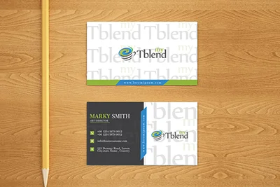 My Tblend Business Card Design