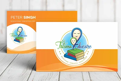 Fatima Educare Business Card Design