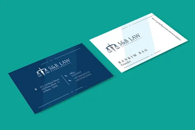 S&B LAW Business Card Design