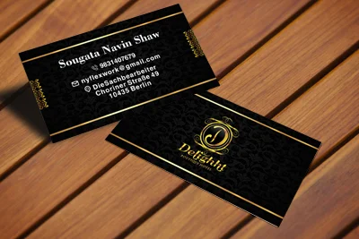 Delight Business Card Design