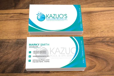 Kazuo's Business Card Design