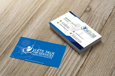 Lets Talk Business Card Design