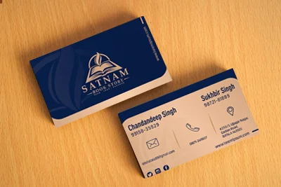 Satnam Business Card Design