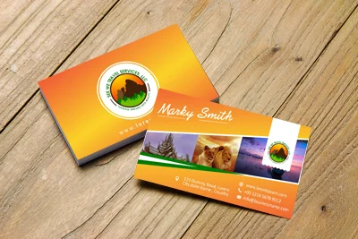 Marty smith Business Card Design