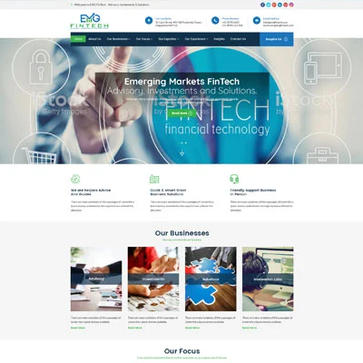 Fintech Custom and Outsource Web Design