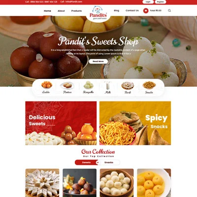 Pandits E-commerce Website