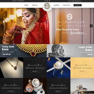 Shri Shivshankar Gold E-commerce Website