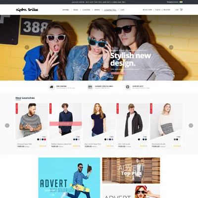 Alpha Tribe E-commerce Website