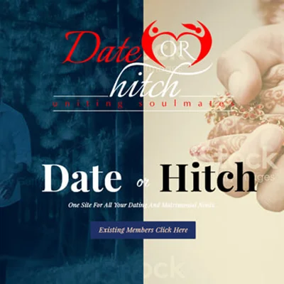 Date or Hitch Landingpage Design