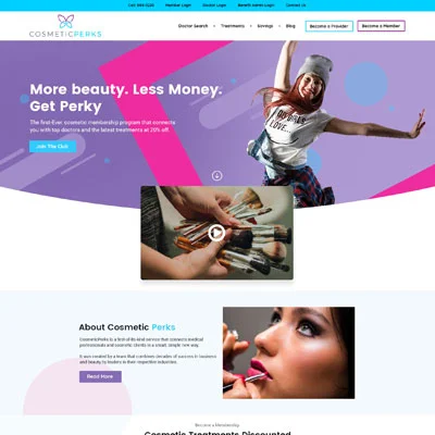 Cosmeticsperks Responsive Website