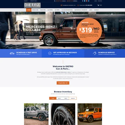 Dietro Responsive Website