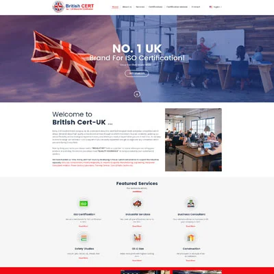 Britishcert Website Development