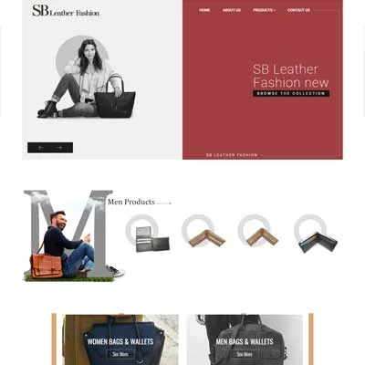 Sbleatherfashion Wordpress Design